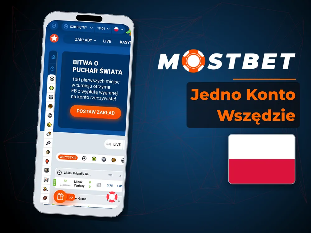 Mostbet - Jedno Konto Wszędzie