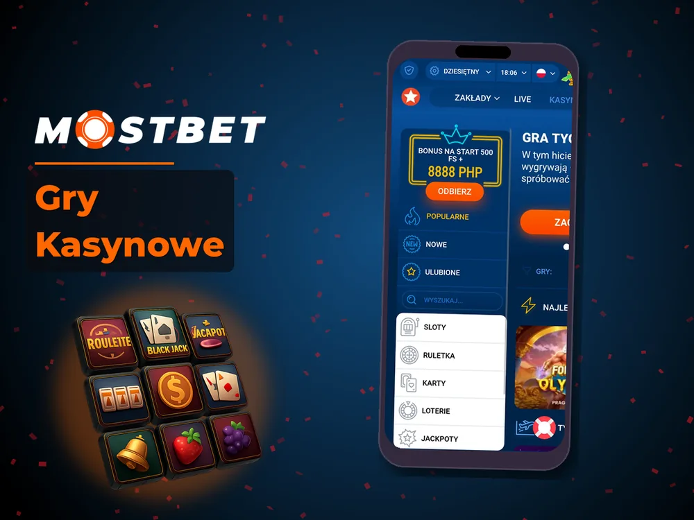 Mostbet - Gry Kasynowe