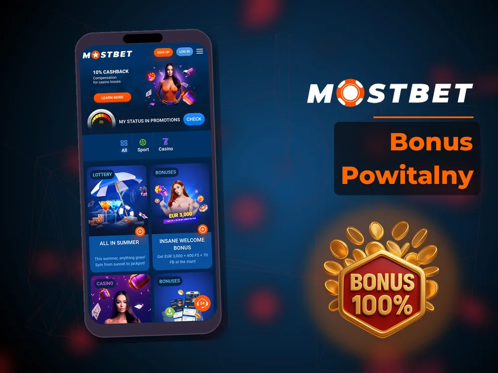 Mostbet - Bonus Powitalny