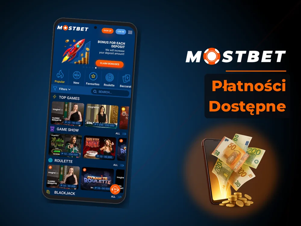 Mostbet - Płatności Dostępne