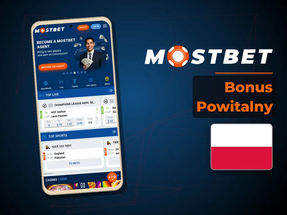 Mostbet - Bonus Powitalny