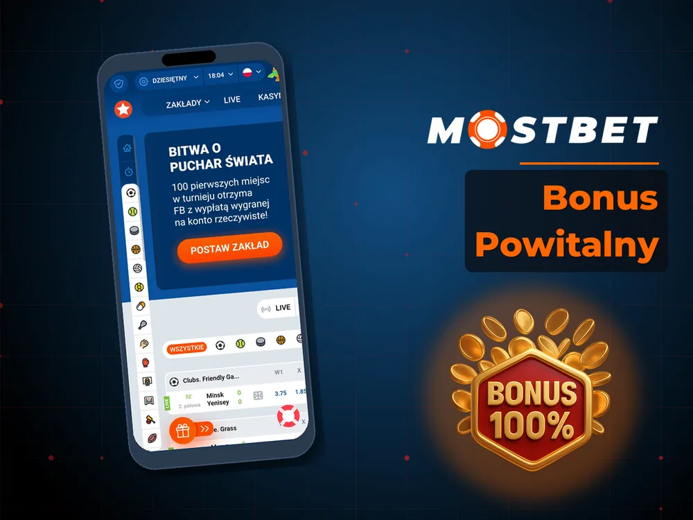 Mostbet - Bonus Powitalny