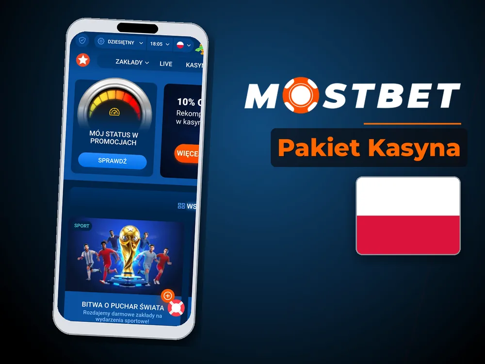 Mostbet - Pakiet Kasyna
