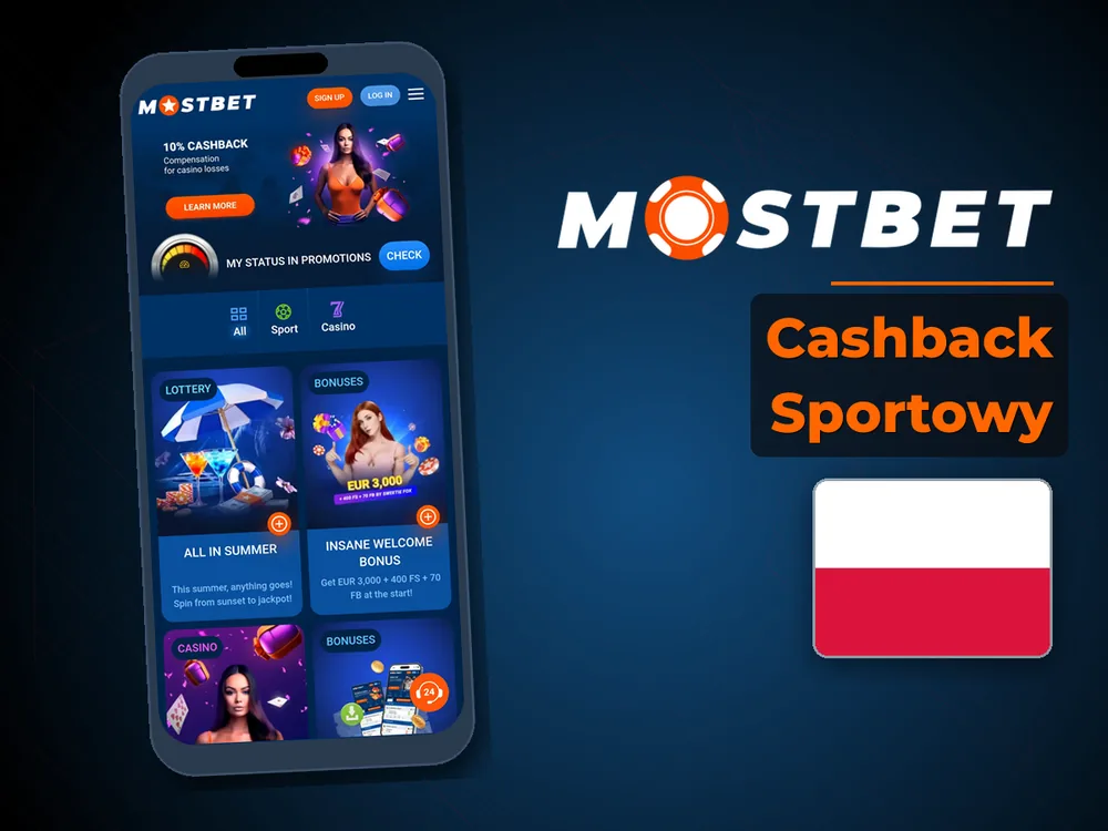 Mostbet - Cashback Sportowy
