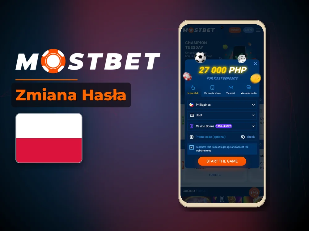 Mostbet - Zmiana Hasła