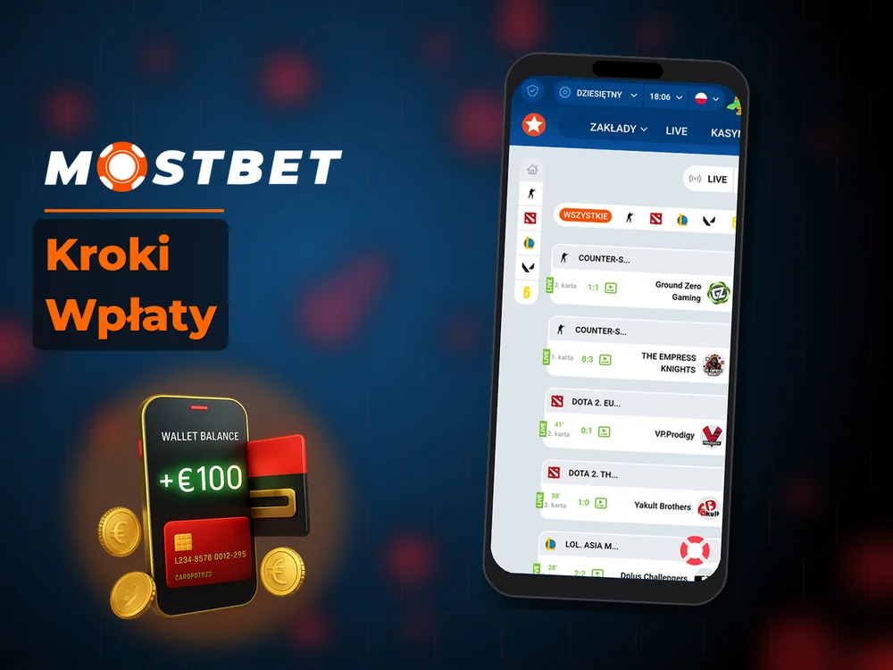 Mostbet - Kroki Wpłaty