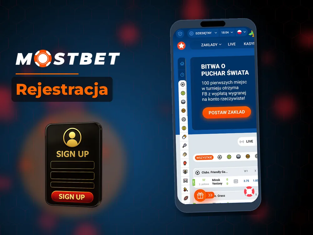 Mostbet - Rejestracja