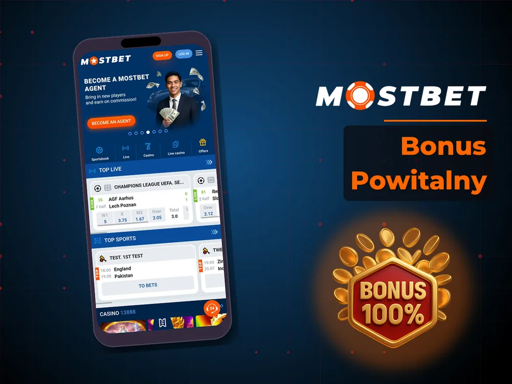 Mostbet - Bonus Powitalny
