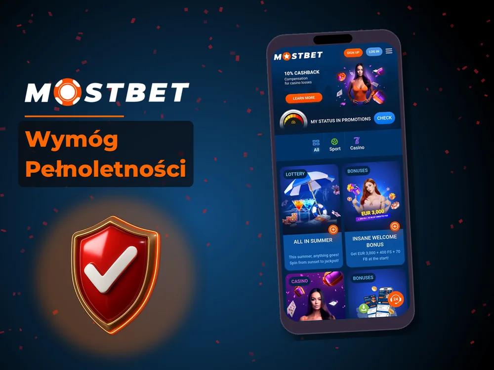 Mostbet - Wymóg Pełnoletności