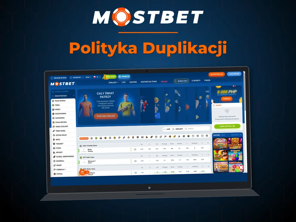 Mostbet - Polityka Duplikacji