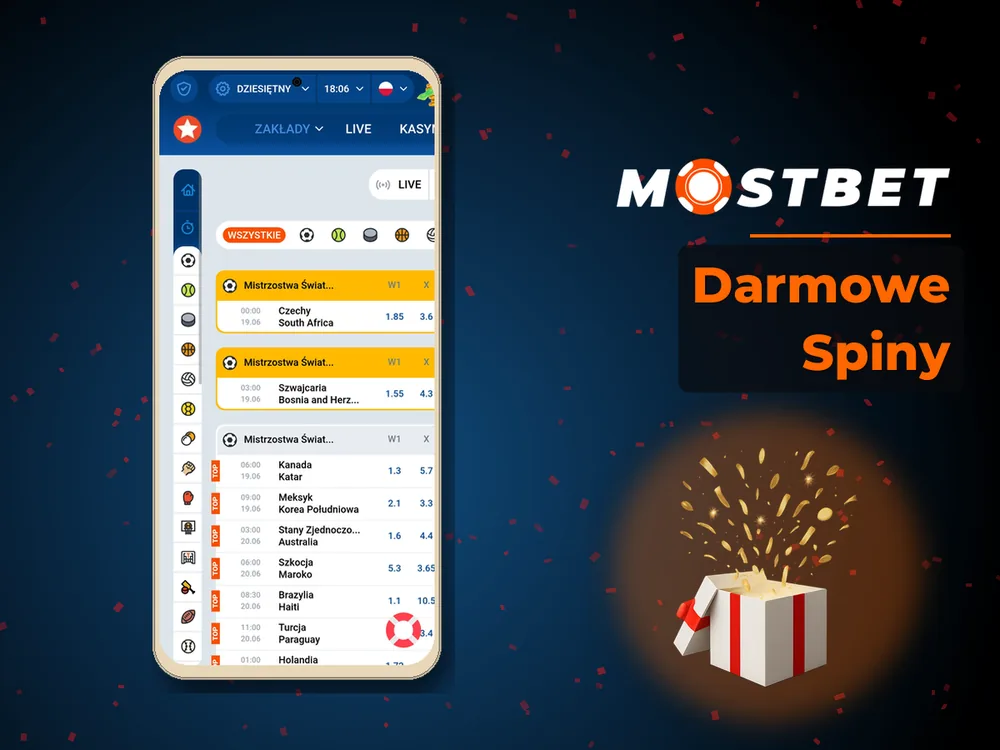 Mostbet - Darmowe Spiny