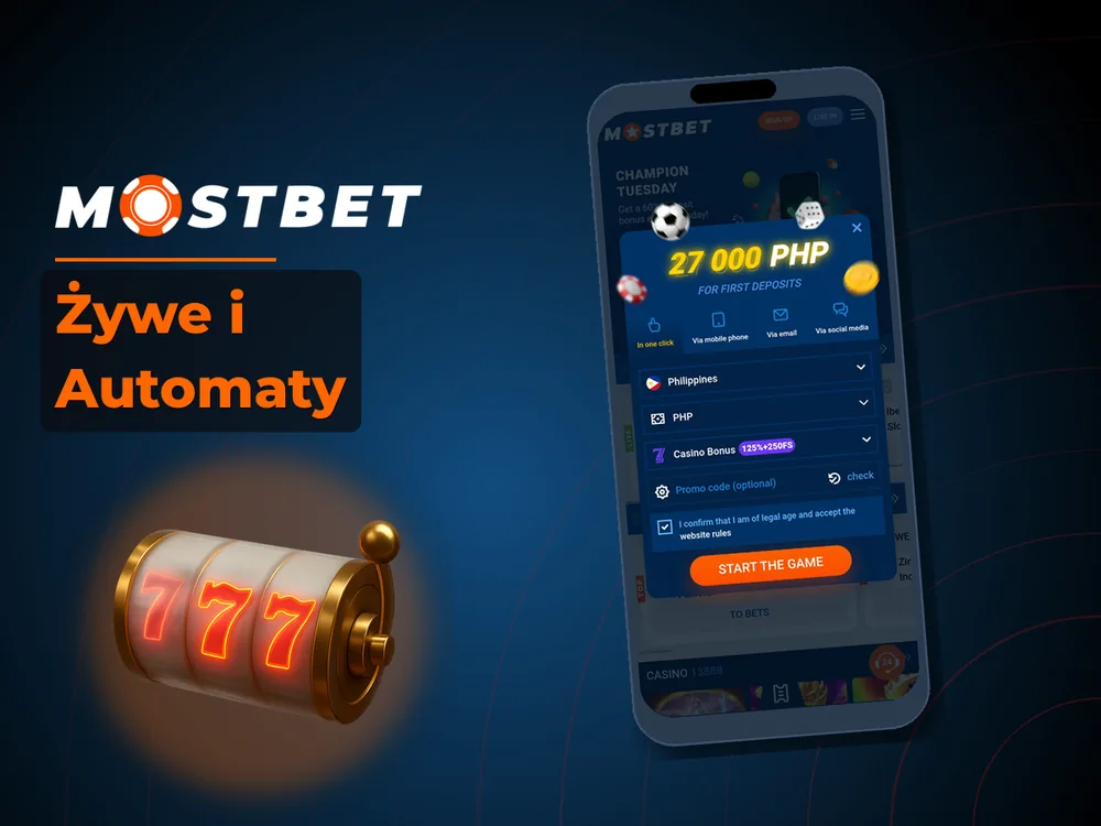 Mostbet - Żywe i Automaty